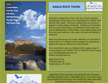 Tablet Screenshot of eaglerocktours.com